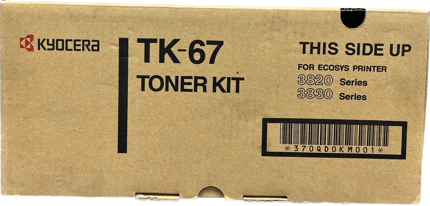 Genuine Kyocera Black Toner Cartridge | 370QD0KM0 | TK-67