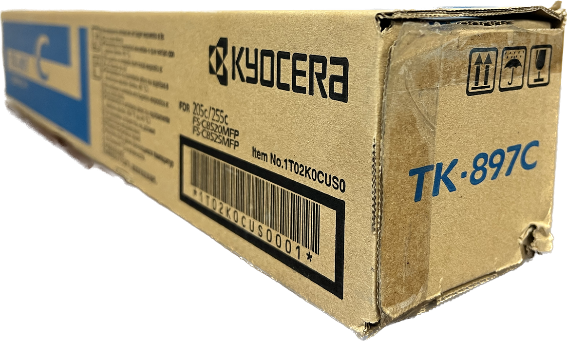 Genuine Kyocera Cyan Toner Cartridge | 1T02K0CUS0 | TK-897C
