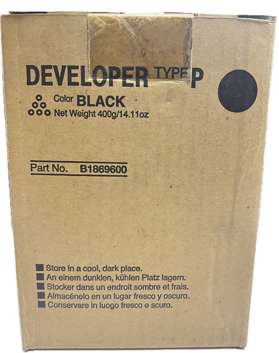 Genuine Ricoh Type P Developer Black | B186-9600