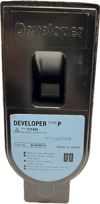 Genuine Ricoh Type P Developer Cyan | B186-9610