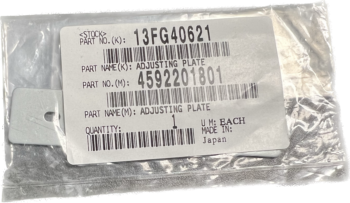 Konica Minolta Adjusting Plate | 13FG40621
