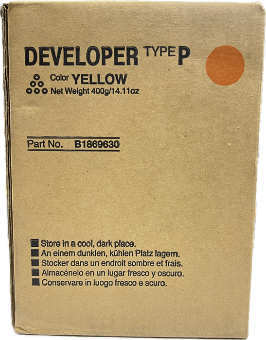 Genuine Ricoh Type P Developer Yellow | B186-9630