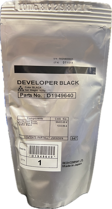 Genuine Ricoh Black Developer | D194-9640