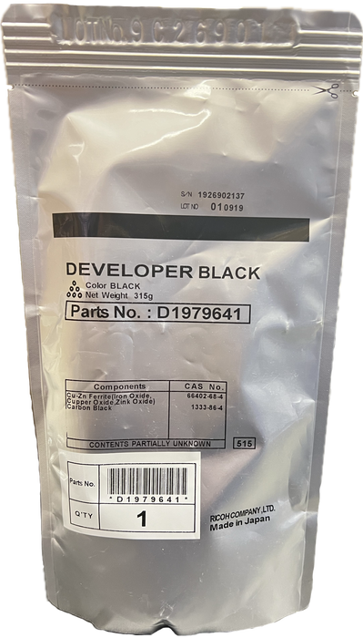 Genuine Ricoh Black Developer | D197-9641