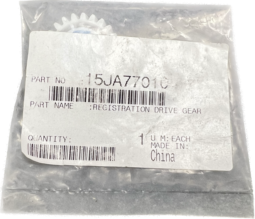 Konica Minolta Registration Drive Gear | 15JA77010