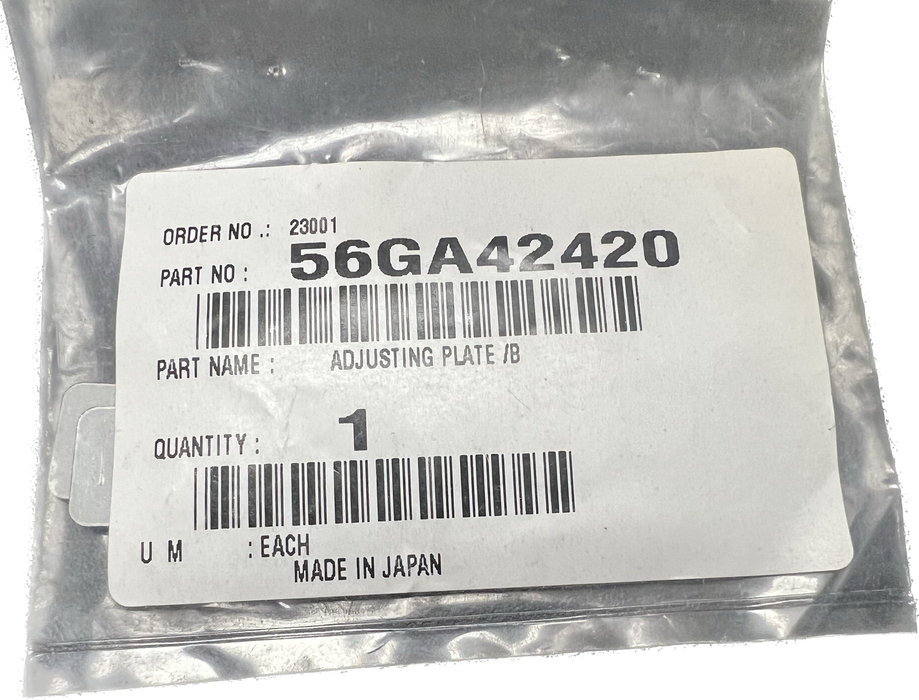 Konica Minolta Adjusting Plate (B) | 56GA42420