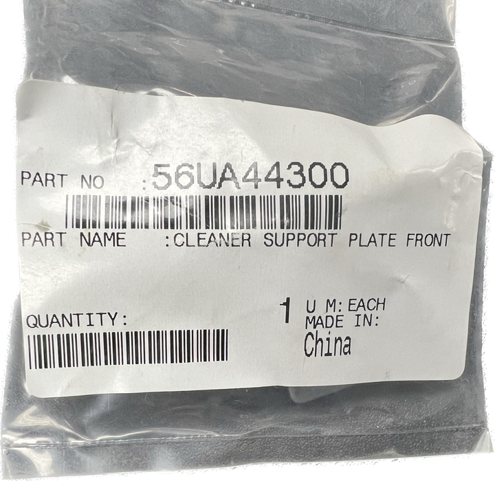 Konica Minolta Cleaner Support Plate Front | 56UA44300