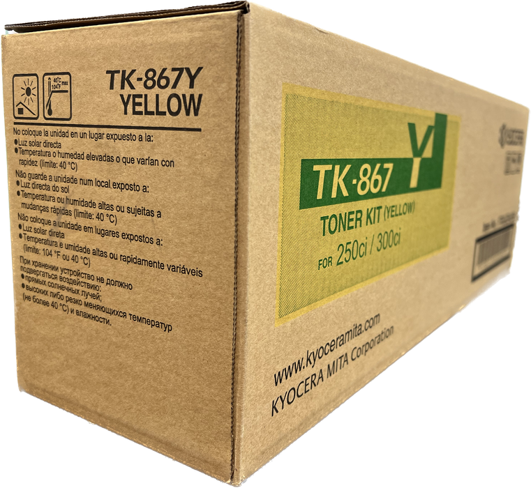 Genuine Kyocera Yellow Toner Cartridge | 1T02JZAUS0 | TK-867Y