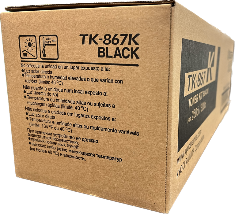 Genuine Kyocera Black Toner Cartridge | 1T02JZ0US0 | TK-867K