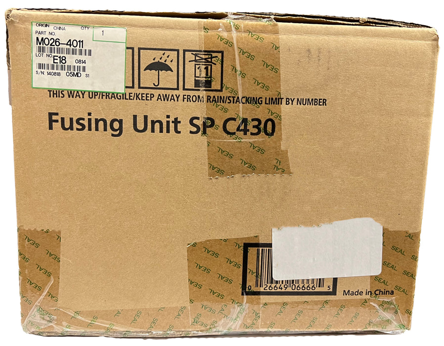 Genuine Ricoh Fuser Unit - 120 / 127 Volt | M026-4011