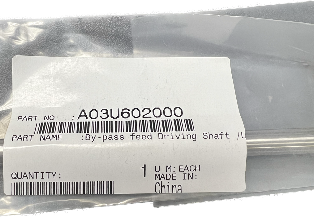 Konica Minolta By-pass Feed Driving Shaft Up | A03U602000