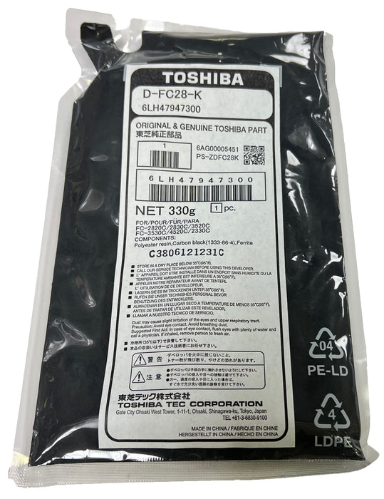 Toshiba Black Developer Kit | DEV-KIT-FC28K-N