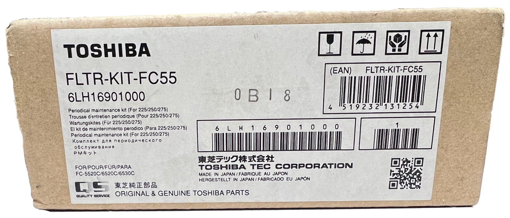 Genuine Toshiba Filter Kit | FLTR-KIT-FC55