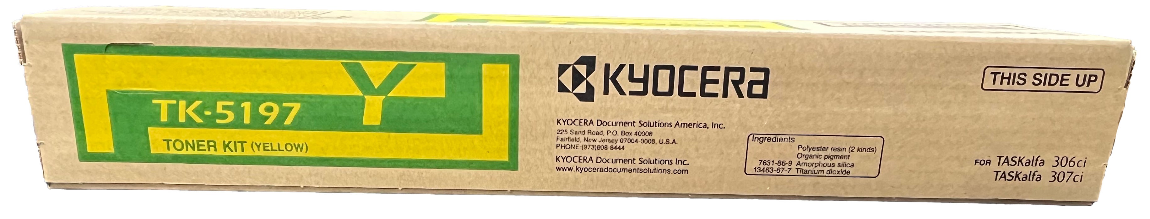 Genuine Kyocera TK-5197Y Yellow Toner Cartridge