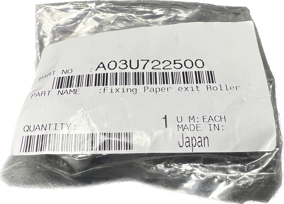 Konica Minolta Fixing Paper Exit Roller | A03U722500