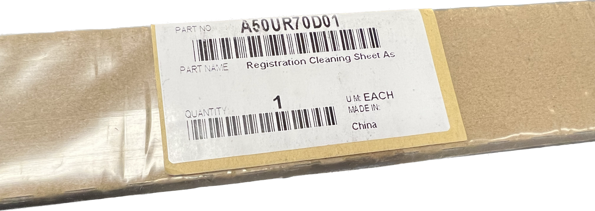 Konica Minolta Registration Cleaning Sheet Assy | A50UR70D01