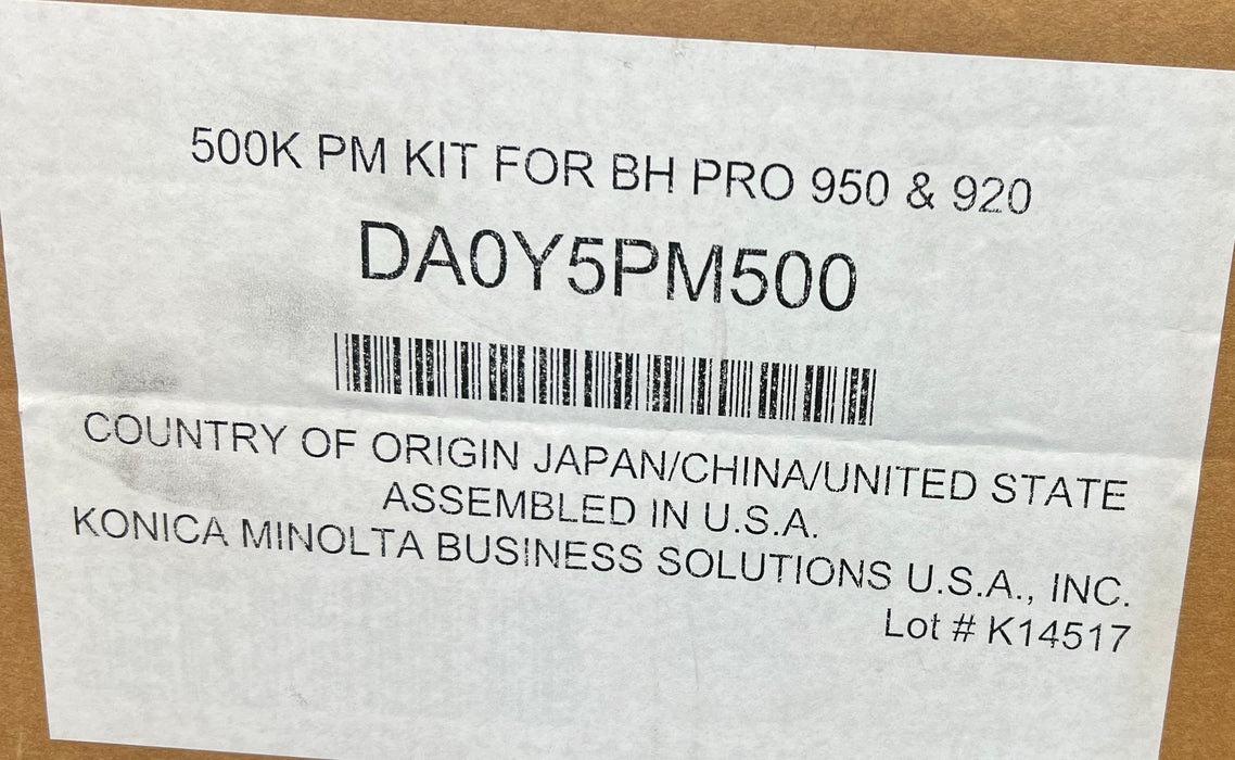 Konica Minolta PM Kit - 500K | DA0Y5PM500