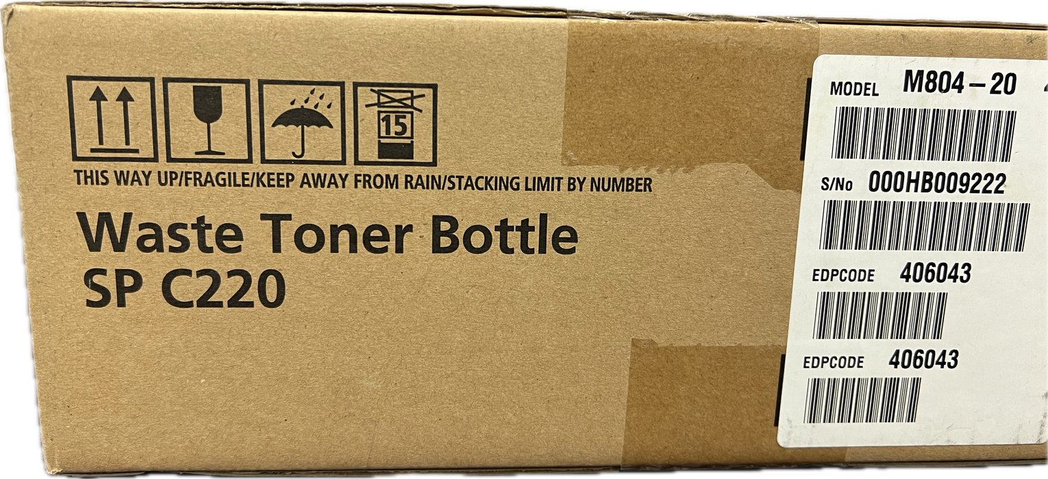 Genuine Ricoh Waste Toner Bottle | 406043