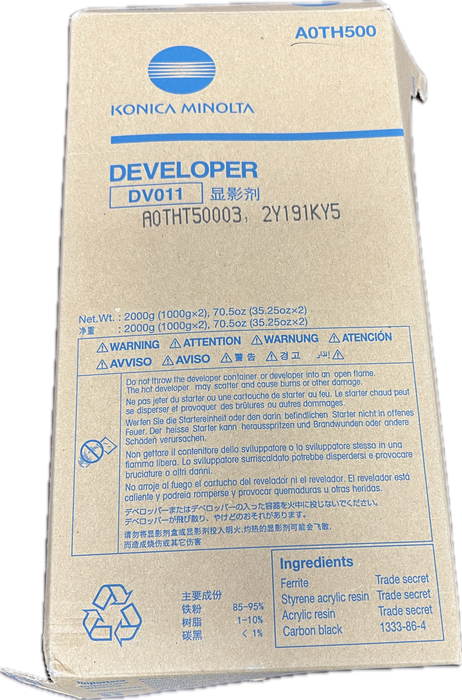 Konica Minolta Black Developer | DV011