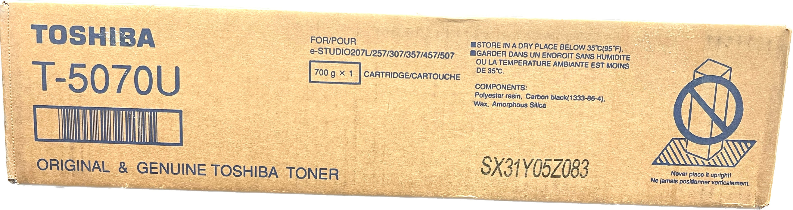 Genuine Toshiba Black Toner Cartridge | T-5070U