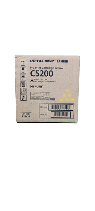 Genuine Ricoh Yellow Toner Cartridge | 828423 | C5200/C5210